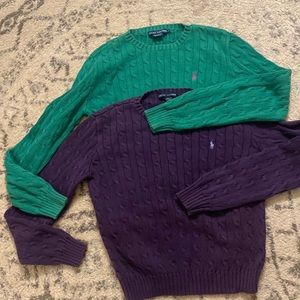 Pair of women’s Ralph Lauren sweaters
